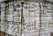Base of an Egyptian obelisk, Byzantine Emperor Theodosius, 4th century