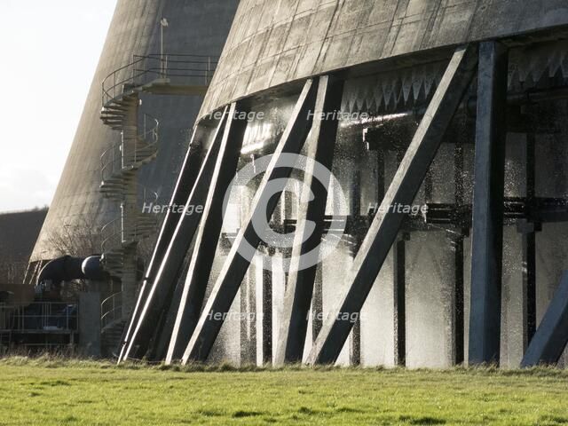 Base of cooling towers, Didcot 'A' Power Station, Power Station Road, Didcot, Oxfordshire, 2013. Artist: Steve Cole.