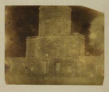 Base of Radcliffe Library, Oxford, July 29, 1842. Creator: William Henry Fox Talbot