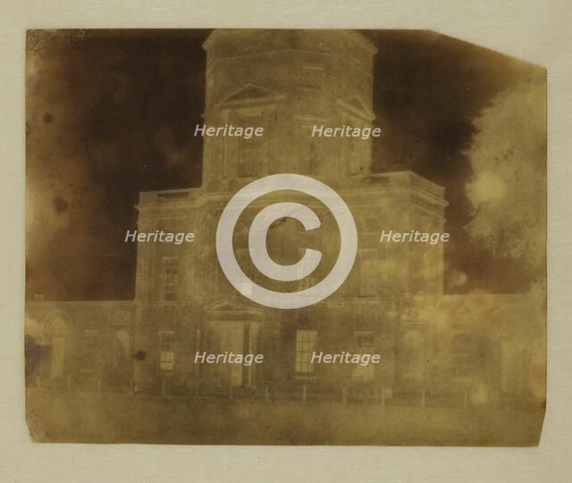 Base of Radcliffe Library, Oxford, July 29, 1842. Creator: William Henry Fox Talbot.