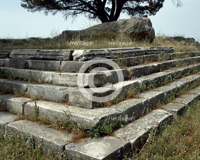 Basement of the Pergamon Zeus Altar, Turkey, 2nd century BC (1999). Creator: Unknown.