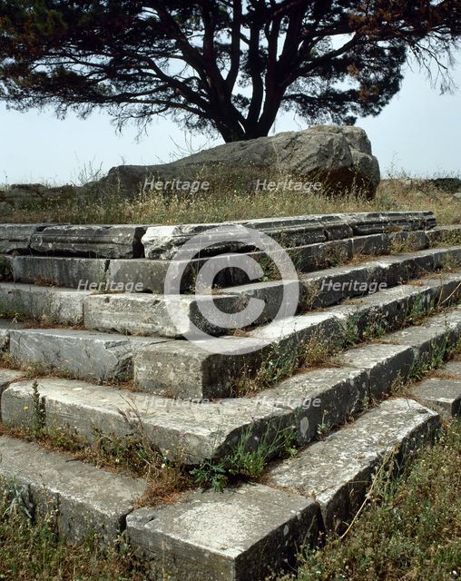 Basement of the Pergamon Zeus Altar, Turkey, 2nd century BC (1999). Creator: Unknown.