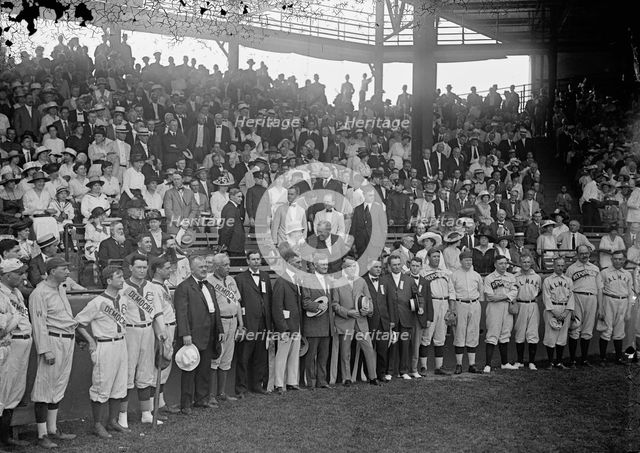 Baseball, Congressional - Teams And Crowd: Byrnes, James Francis, Rep. from South Carolina..., 1917. Creator: Harris & Ewing.