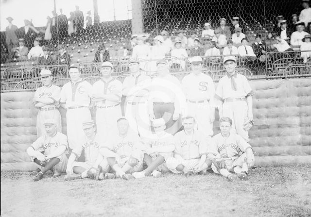 Baseball, Congressional - Democrats. Standing: Unidentified; Kinkead of New Jersey; Old..., 1913. Creator: Harris & Ewing.