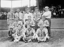 Baseball, Congressional - Front Row: Kinkead of New Jersey; Pat Harrison; Murray..., 1912. Creator: Harris & Ewing