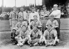 Baseball, Congressional - Front Row: Kinkead of New Jersey; Pat Harrison; Murray..., 1912. Creator: Harris & Ewing