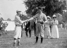 Baseball, Congressional - Lafferty of Oregon And Webb of North Carolina, 1911. Creator: Harris & Ewing