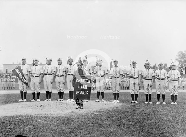 Baseball, Amateur And College - Amateur Parade, 1912. Creator: Harris & Ewing.