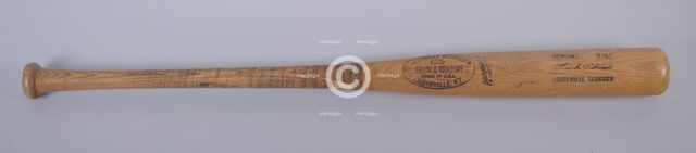 Baseball bat used by Frank Robinson, 1973-1975. Creator: Hillerich & Bradsby.