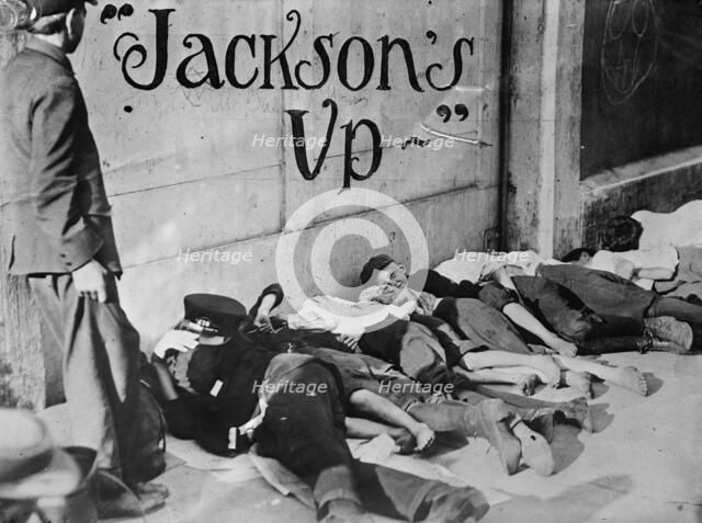 Baseball deadheads, Cleveland, c1911. Creator: Bain News Service.