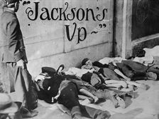 Baseball deadheads, Cleveland, c1911. Creator: Bain News Service