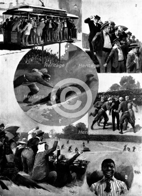 Baseball in America, 1898. Creator: Unknown.