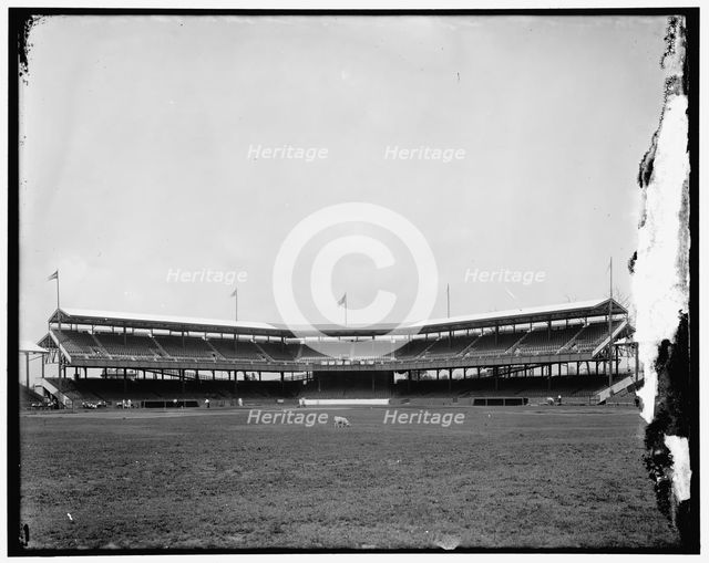 Baseball stadium, between 1910 and 1920. Creator: Harris & Ewing.