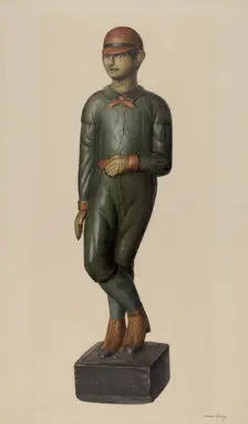 Baseball Player, 1935/1942. Creator: Mina Lowry