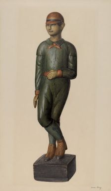 Baseball Player, 1935/1942. Creator: Mina Lowry