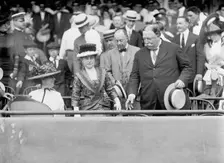 Baseball, Professional - Mrs. Knox; Sec. Knox; President Taft, 1912. Creator: Harris & Ewing