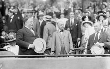 Baseball, Professional - Lt To Rt: Taft; Sec. P.C. Knox; Vice President Sherman; Mrs. Taft..., 1912. Creator: Harris & Ewing