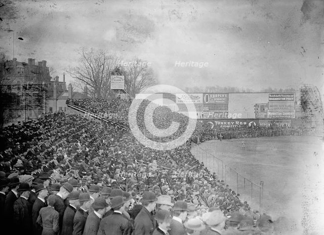 Baseball, Professional - View During Game, 1911. Creator: Harris & Ewing.