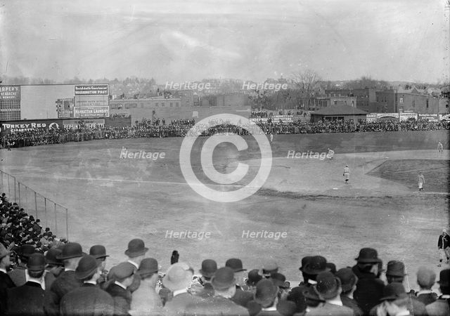 Baseball, Professional - View During Game, 1911. Creator: Harris & Ewing.