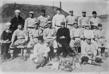 Baseball team, Naval Training School, 1917. Creator: Bain News Service