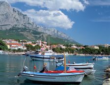 Baska Voda, Makarska riviera, Croatia. Creator: Peter Thompson