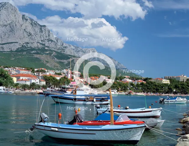 Baska Voda, Makarska riviera, Croatia. Creator: Peter Thompson.