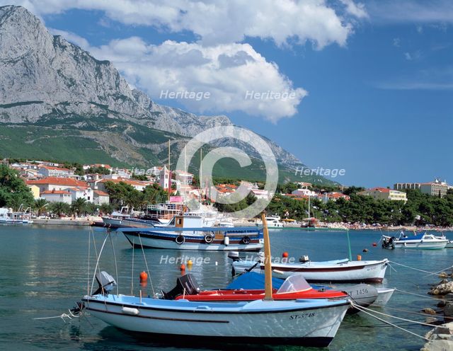 Baska Voda, Makarska riviera, Croatia. Creator: Peter Thompson.