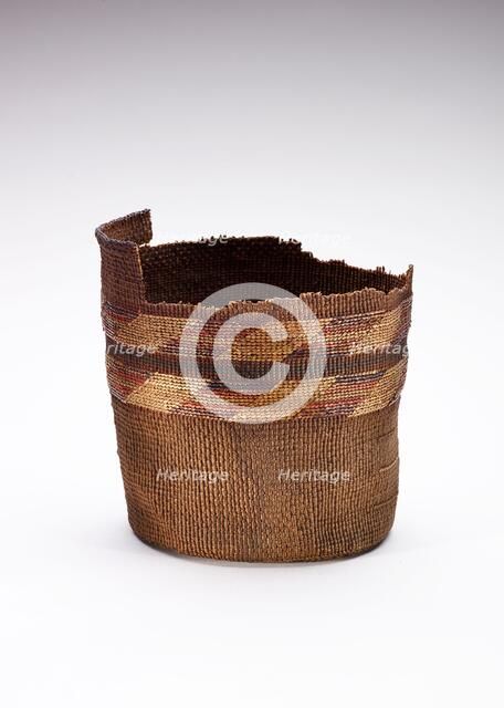 Basket, 1870-1886. Creator: Unknown.