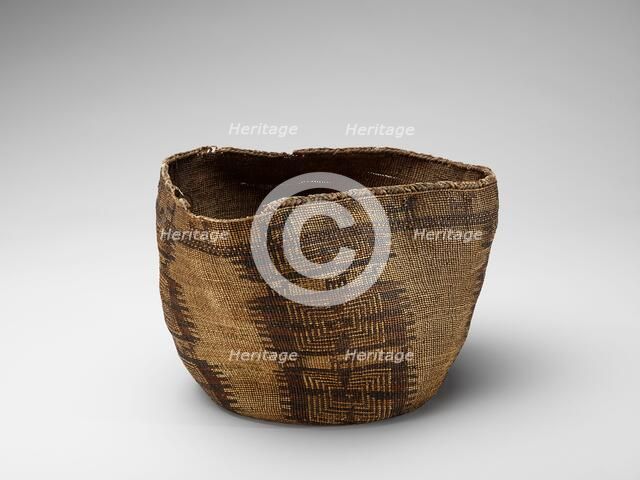 Basket, 1870-1900. Creator: Unknown.