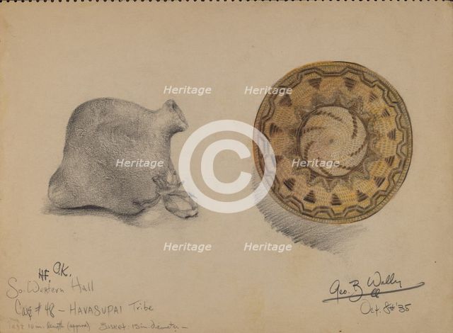 Basket, 1935. Creator: George B. Wally.