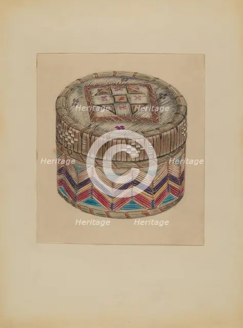 Basket, 1935. Creator: Michael Trekur.