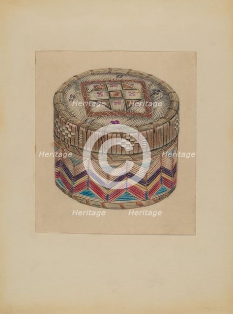 Basket, 1935. Creator: Michael Trekur.