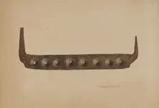 Basket Maker's Splint Gauge, 1939. Creator: Clarence Secor