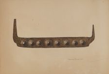 Basket Maker's Splint Gauge, 1939. Creator: Clarence Secor