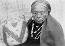 Basket maker-Skokomish, c1913. Creator: Edward Sheriff Curtis