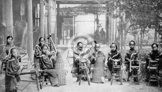 Basket-makers, Hongkong, 1922. Artist: Unknown