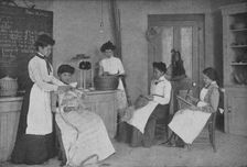 Basket-making, 1904. Creator: Frances Benjamin Johnston