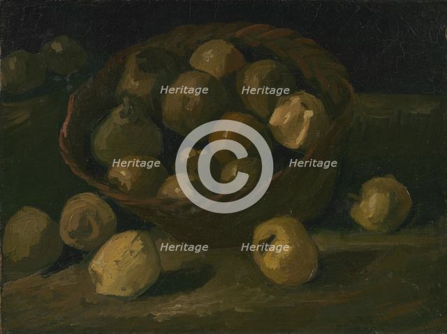Basket of Apples, 1885. Creator: Gogh, Vincent, van (1853-1890).
