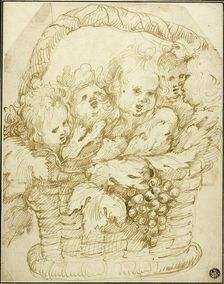 Basket of Cupids, n.d. Creator: Jan Boeckhorst