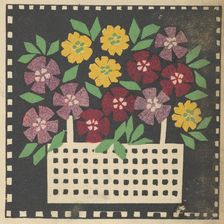Basket of Flowers, 1907. Creator: Leopoldine Kolbe