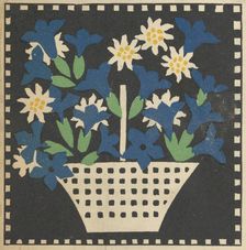 Basket of Flowers, 1907. Creator: Leopoldine Kolbe