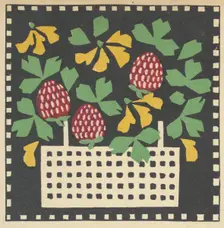 Basket of Flowers, 1907. Creator: Leopoldine Kolbe