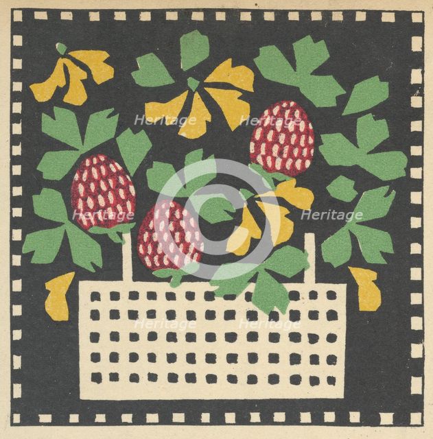 Basket of Flowers, 1907. Creator: Leopoldine Kolbe.