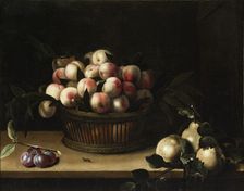 Basket of Peaches, with Quinces, and Plums, after 1641. Creator: Louise Moillon