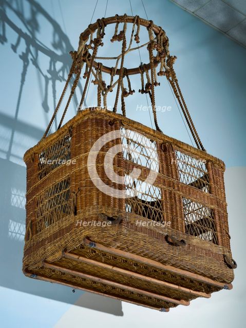 Basket and equipment used by Capt. H.C. Gray, USA, in a world altitude attempt in 1927. Creator: Unknown.