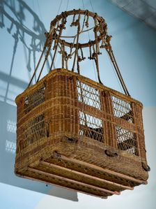 Basket and equipment used by Capt. H.C. Gray, USA, in a world altitude attempt in 1927. Creator: Unknown