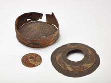 Basket and lid, 1870-1886. Creator: Unknown