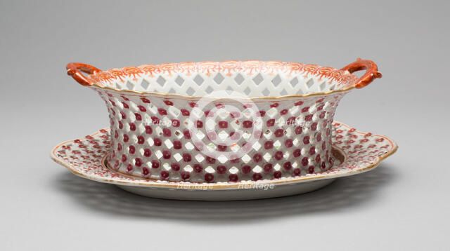 Basket and Stand, c. 1790. Creator: Unknown.