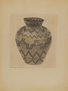 Basket, c. 1935. Creator: Michael Trekur