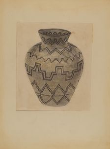 Basket, c. 1935. Creator: Michael Trekur